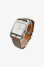 Hermès Steel Etoupe Leather 'Cape Cod' Quartz Watch