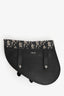 Dior 2020 Beige/Navy Saddle Oblique Belt Bag