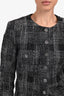 Pre-Loved Chanel™ 2022 Autumn Black Tweed Evening Jacket Size 40
