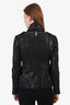 Mackage Black Leather Zip-Up Jacket Size XS