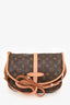 Louis Vuitton 2001 Brown Canvas/Leather Monogram Saumur Crossbody