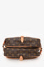Louis Vuitton 2001 Brown Canvas/Leather Monogram Saumur Crossbody