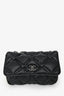 Pre-Loved Chanel™ 2016-17 Black Leather Bubble Chesterfield Flap Bag