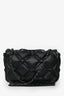 Pre-Loved Chanel™ 2016-17 Black Leather Bubble Chesterfield Flap Bag