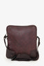 Gucci Burgundy Leather Guccissima Messenger Crossbody