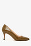 Manolo Blahnik Brown Patent Leather Heels Size 35