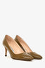Manolo Blahnik Brown Patent Leather Heels Size 35