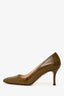 Manolo Blahnik Brown Patent Leather Heels Size 35