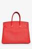 Hermès 2013 Rouge Epsom Leather Birkin 35