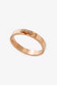 Chaumet 18K Rose Gold Liens Evidence Diamond Wedding Band Size 5.5