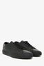 Common Project Black Leather 'Original Achilles' Low Top Sneakers Size 35