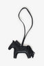 Hermés 2021 Black Leather/Alligator Rodeo PM Bag Charm