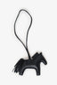 Hermés 2021 Black Leather/Alligator Rodeo PM Bag Charm