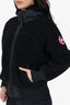 Canada Goose Black 'Simcoe' Fleece Jacket Size XS