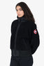Canada Goose Black 'Simcoe' Fleece Jacket Size XS