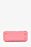 Christian Dior 2018 Pink Leather 'Lady Dior Mosaic of Mirrors' Mini Top Handle with Strap