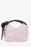 Ganni Lilac/Maroon Canvas/Leather Bag