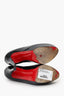 Christian Louboutin Black Patent Leather 'Bianca 140' Platform Heels Size 36