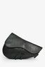 Christian Dior 2020 Black Oblique Leather Saddle Bag (Mens)