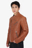Tom Ford Brown Leather Jacket Size 50 Mens
