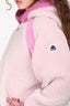 Moose Knuckles Pink Fleece Zip-Up Hoodie Size S