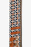 Hermes Navy/Brown Silk Carriage Twilly