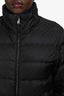Gucci Black Nylon Supreme GG Web Detail Puffer Jacket Size 50