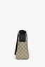 Gucci Brown/Black GG Supreme Web Detail Messenger Bag