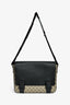 Gucci Brown/Black GG Supreme Web Detail Messenger Bag