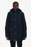 Moose Knuckle Navy Down Parka Coat Size M
