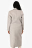 Sandro Grey Wool Double-Faced Long Coat Size XS/S