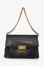 Givenchy 2018 Black Leather/Suede 'GV3' Bag with Strap