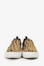 Christian Dior Brown Velvet Oblique Slip On 'Solar' Sneakers Size 37.5