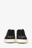 Alaia Black Suede Studded Low Top Sneakers Size 37