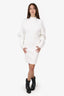 Herve Leger White Long Dress Size L