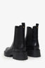 Veronica Beard Black Leather Chunky Boots Size 9
