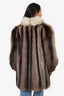 Vintage Tanuki/Fox Fur Coat Estimated Size S
