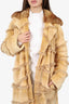 Gabriel Pisani Mink Long Fur Coat With Bag Estimated Size S