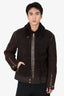 Louis Vuitton Shearling Sheepskin B3 Mouton Jacket Size 54 Mens