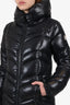 Moncler Black Down Puffer Jacket With Hood Size 2