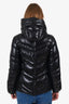 Moncler Black Down Puffer Jacket With Hood Size 2