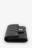 Pre-Loved Chanel™ 2017 Black Caviar Leather Flap Cardholder