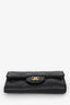 Pre-Loved Chanel™ 2017 Black Caviar Leather Flap Cardholder