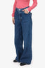 Agolde Dark Blue Wide Leg Jeans Size 30
