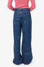 Agolde Dark Blue Wide Leg Jeans Size 30