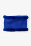La Fiorentinan Blue Cashmere/Rabbit Scarf