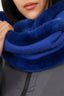 La Fiorentinan Blue Cashmere/Rabbit Scarf
