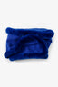 La Fiorentinan Blue Cashmere/Rabbit Scarf