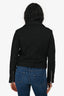 The Kooples Black Wool Biker Jacket Size M