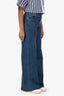 Rag & Bone Blue Denim Dark Wash 'Sofie' Wide Leg Jeans Size 25